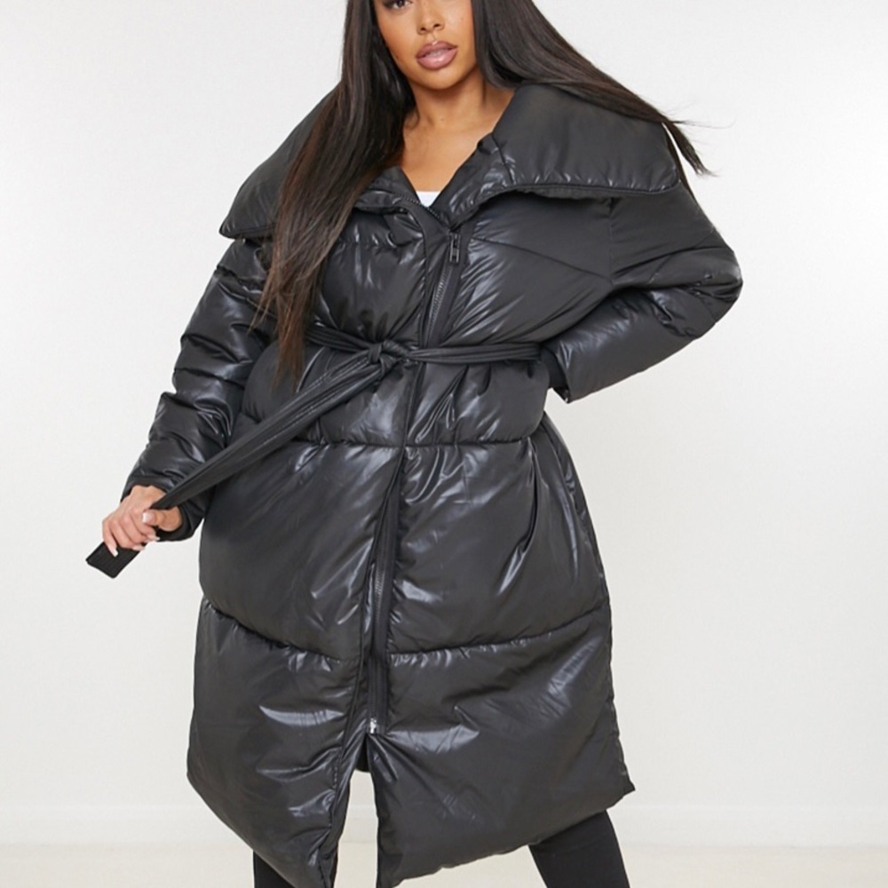 Shawl collar Puffer Coat